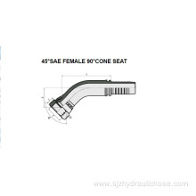 45° SAE Female 90° Cone Seat 27841